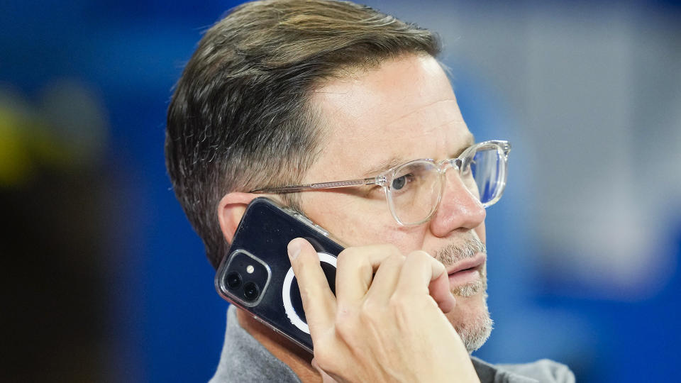 Ross Atkins and the rest of the Blue Jays front office have a busy winter ahead of them.  (Photo by Mark Blinch/Getty Images)