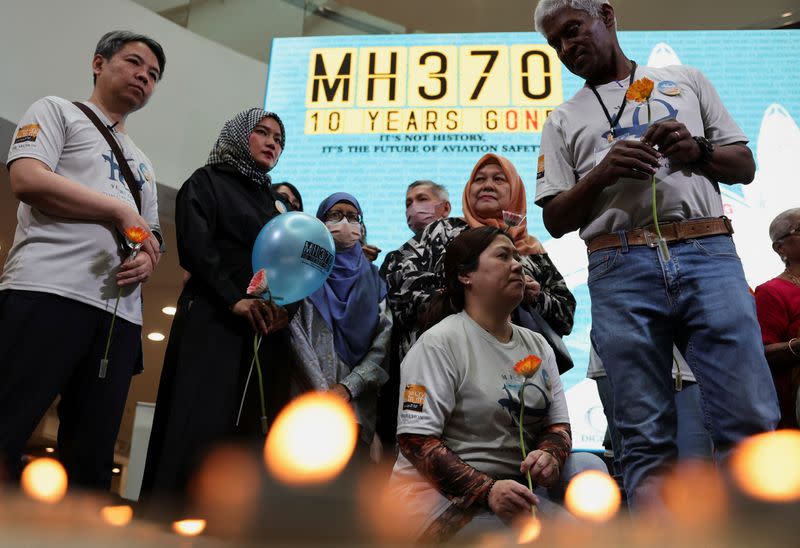 Families of those aboard missing Malaysia Airlines flight MH370 hold annual remembrance event