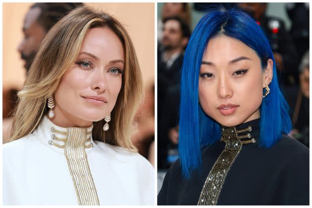 Olivia Wilde and Margaret Zhang Have Awkward Fashion Moment At 2023 Met ...