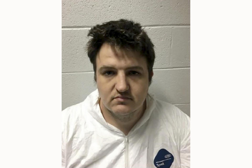 This booking photo provided by the Office of the States Attorney of Lake County, Illinois, shows Jason Karels on Monday, June 13, 2022. Karels faces three counts of first-degree murder in the drowning deaths Monday of his three young children. (Office of the States Attorney of Lake County, Illinois via AP)