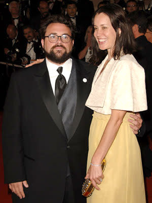 Kevin Smith and Jennifer Schwalbach at the 2006 Cannes Film Festival premiere of 20th Century Fox's X-Men: The Last Stand