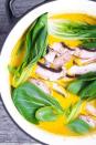 <p>This soup is made using pak choi and golden turmeric for a "revitalising soup."</p><p>Get the <a href="https://theviewfromgreatisland.com/radiant-bok-choy-soup/" rel="nofollow noopener" target="_blank" data-ylk="slk:Radiant Pak Choi Soup;elm:context_link;itc:0;sec:content-canvas" class="link ">Radiant Pak Choi Soup</a> recipe.</p><p>Recipe from <a href="https://theviewfromgreatisland.com/" rel="nofollow noopener" target="_blank" data-ylk="slk:The View From Great Island;elm:context_link;itc:0;sec:content-canvas" class="link ">The View From Great Island</a>.</p>