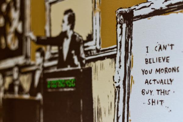 Banksy: I can't believe you morons actually buy this sh*t