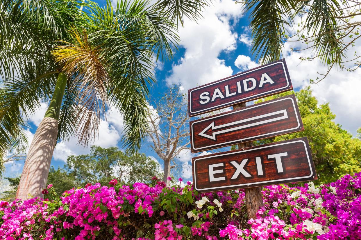 bilingual exit signs