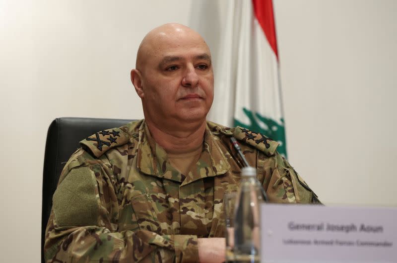 News conference to launch a Livelihood Support Program for the Lebanese army and Internal Security Forces