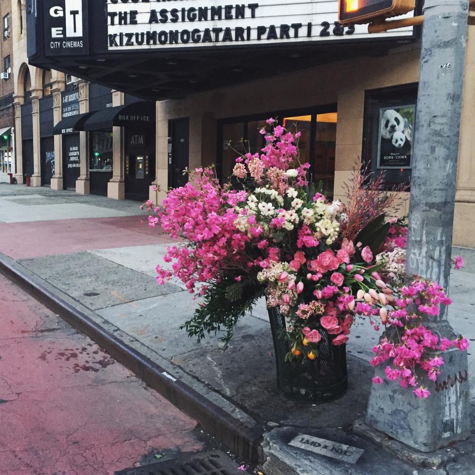 Meet the florist who has been committing random acts of flowers in New York’s public spaces.