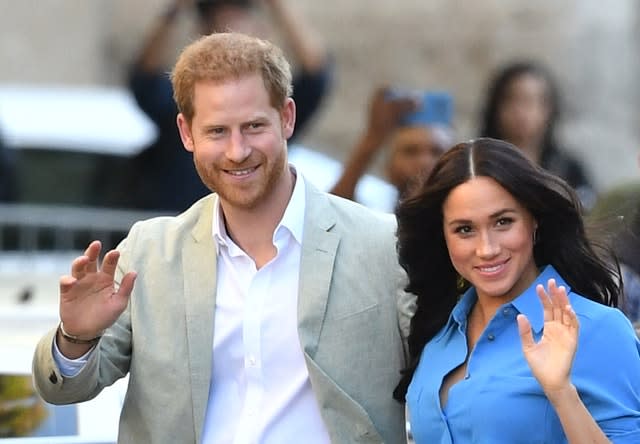 Meghan and Harry have started a new life in America. Dominic Lipinski/PA Wire