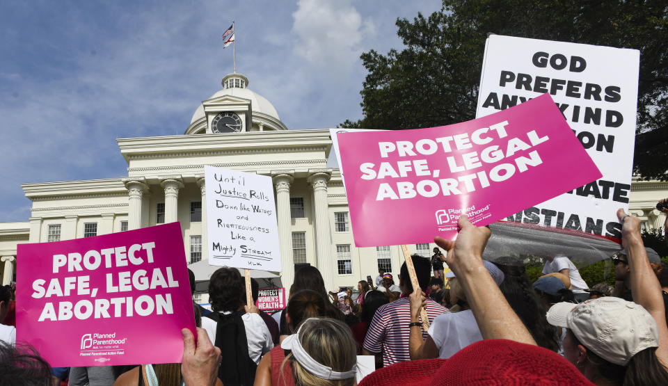 March For Reproductive Freedom Held In Response To New Alabama Abortion Law