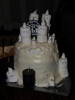 Ghost Village Cake