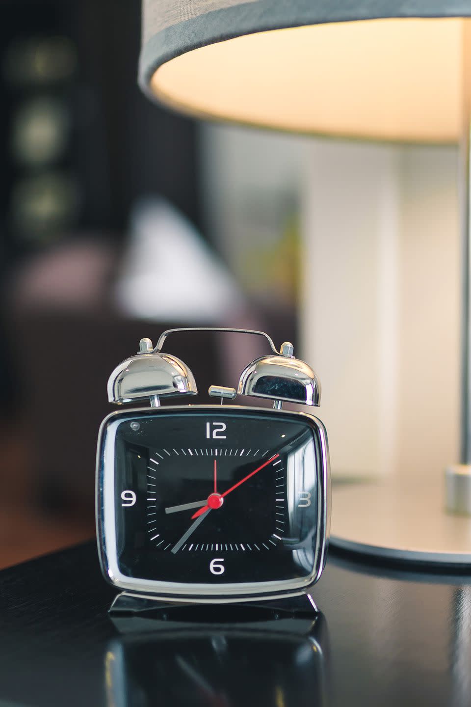 Opt for an old-school alarm clock.