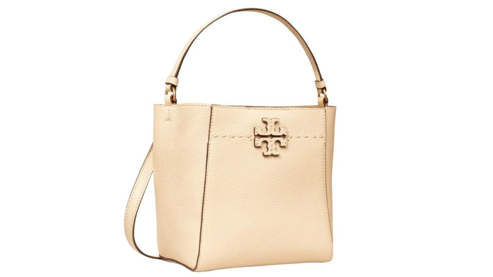 Best gifts for wives: Tory Burch McGraw Bucket Bag