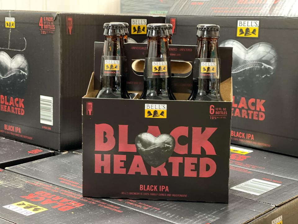 Black Hearted Ale, a Black IPA from Bell's Brewery.