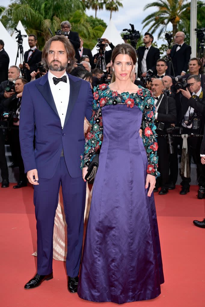 Dimitri Rassam and Charlotte Casiraghi At The 76th Cannes Film Festival