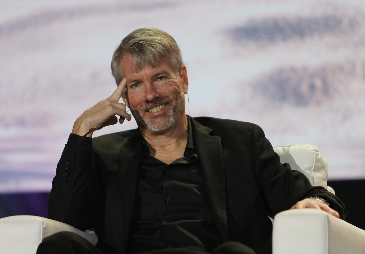 MicroStrategy CEO Michael Saylor. Photo:  Joe Raedle/Getty Images