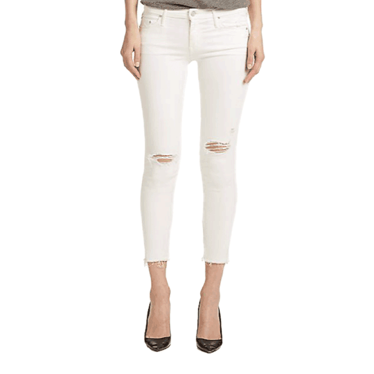 Miami’s favorite jean: The White Ripped Skinny 