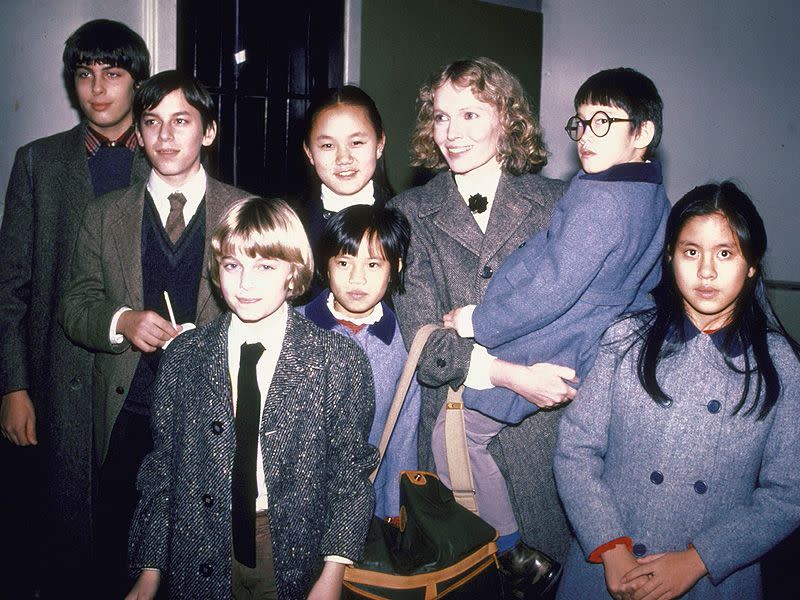 David Mcgough/DMI/The LIFE Picture Collection/Getty mia farrow with her children.