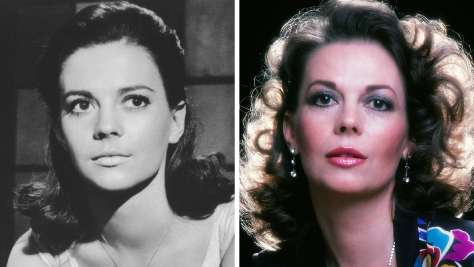 Natalie Wood from the original West Side Story cast. Left: 1961; Right: 1979