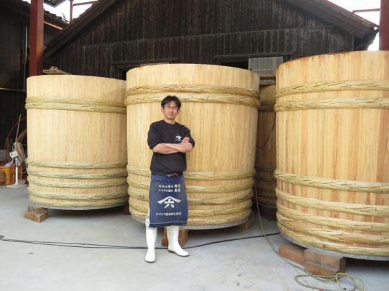 Yasuo Yamamoto and his ‘talking barrels’ (Tamara Hinson)