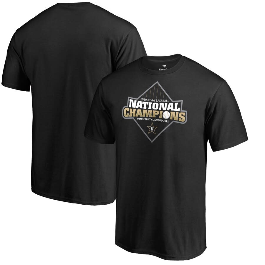 Vanderbilt Commodores 2019 NCAA Men's Baseball College World Series National Champions T-Shirt