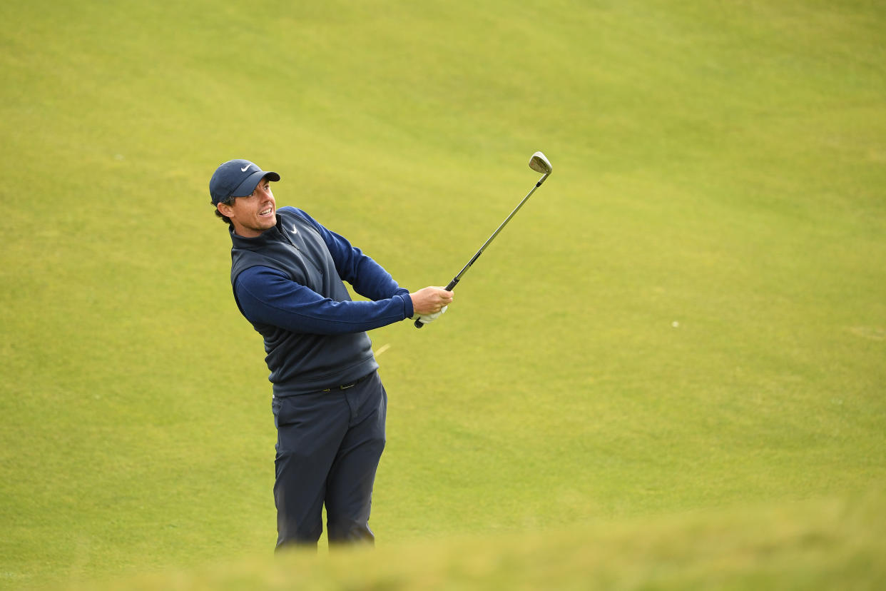 Rory McIlroy of Northern Ireland plays a shot during Day four of the Alfred Dunhill Links Championship (Credit: Getty Images)