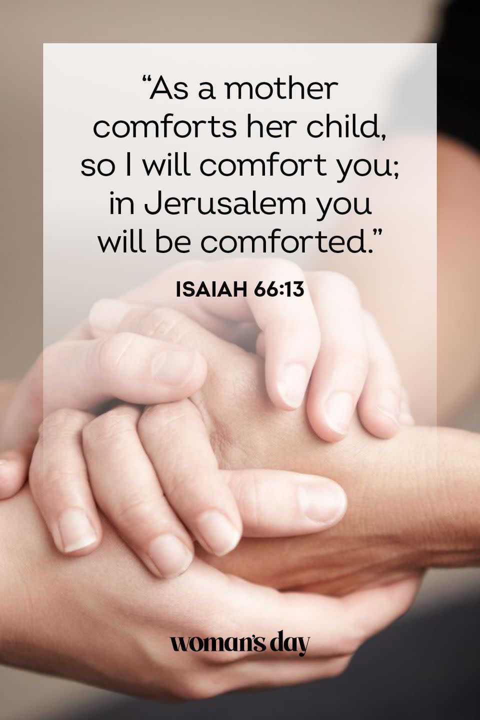 bible verses about mothers isaiah 66 13