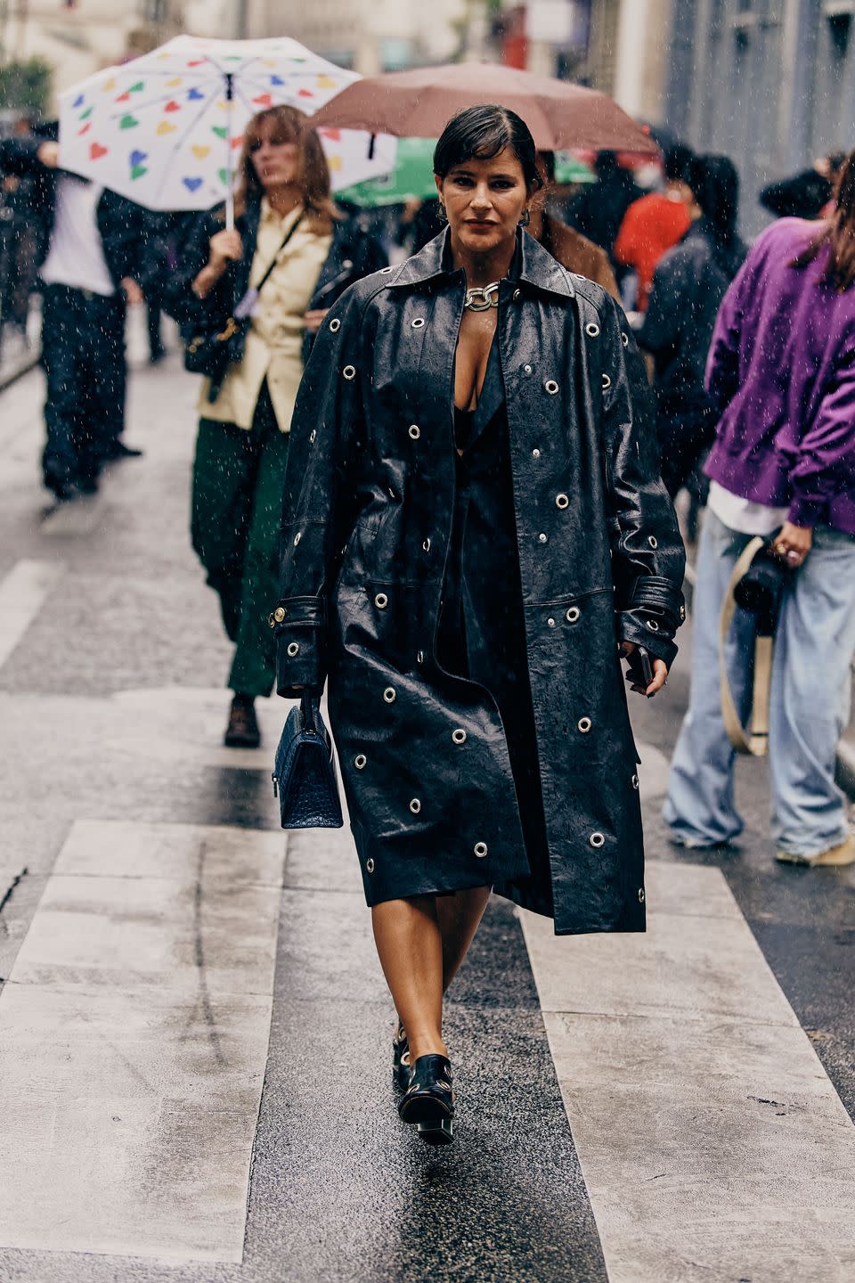 Doja, Naomi, Janet, Oh My! The Final Day of Paris Fashion Week Street Style