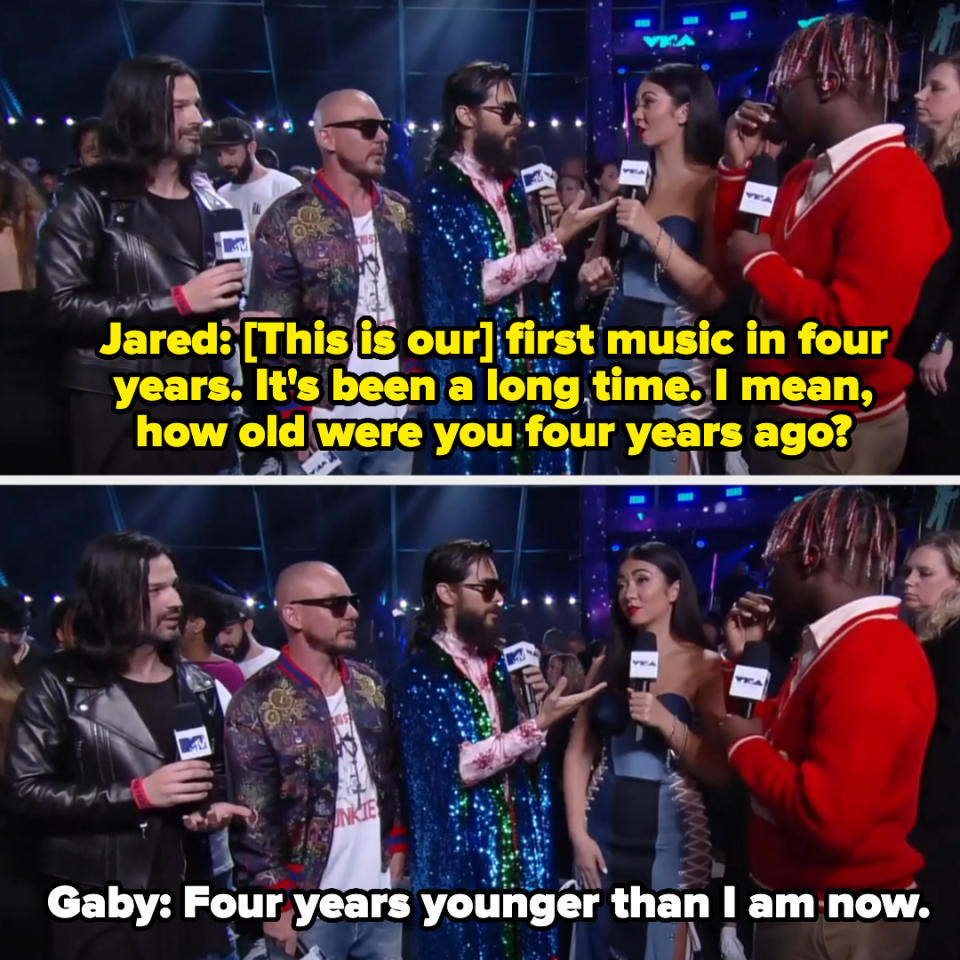 "Four years younger than I am now."