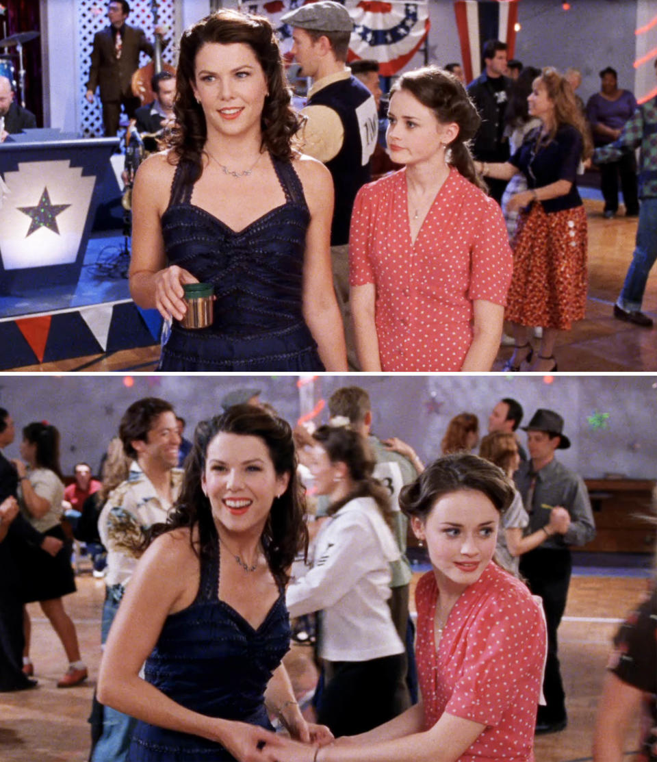 lorelai and rory dancing