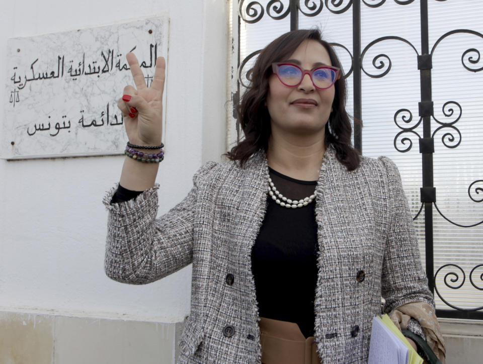 A military court convicts Tunisian opposition activist Chaima Issa of ...