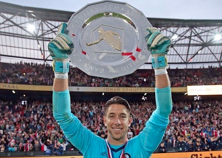 El guardameta de Feyenoord Brad Jones