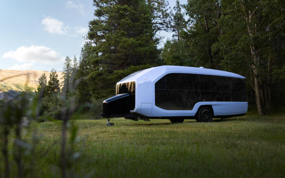 Pebble Flow electric travel trailer