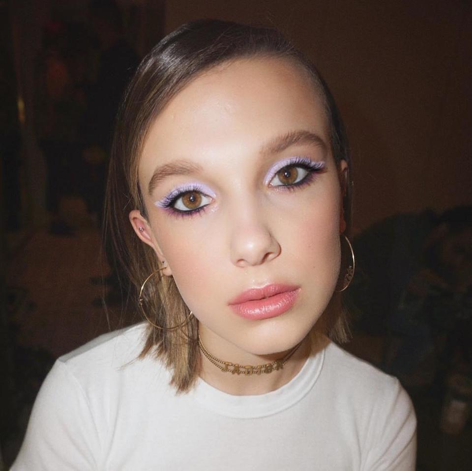 Millie Bobby Brown: Lilac Lids