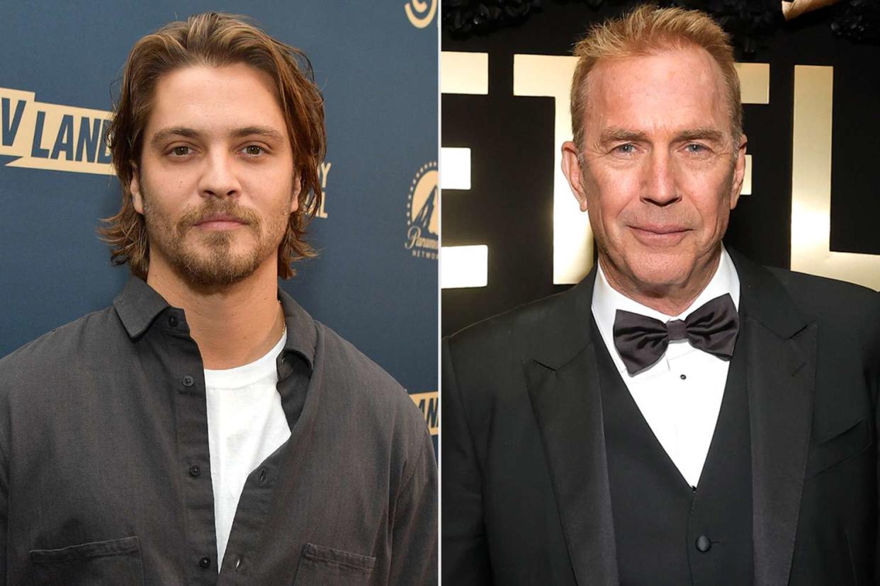 <p>Matt Winkelmeyer/Getty; Emma McIntyre/Getty </p> (L-R) Luke Grimes and Kevin Costner