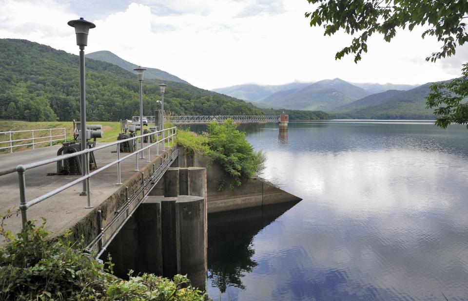Most of Asheville's drinking water comes from the North Fork Reservoir and treatment plant.