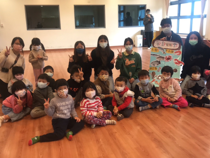 （幼保科學生在三芝校區馬偕附設幼兒園試教/由馬偕醫護管理專科學校提供）