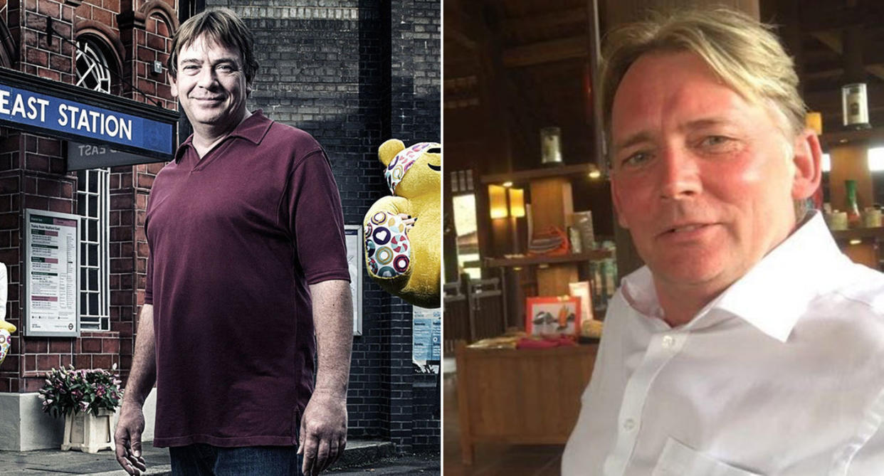 61-year-old John Eric Wells, who is wanted in connection with three high value romance frauds, has been mocked for looking like Eastenders character Ian Beale (BBC/SOUTH YORKSHIRE POLICE)