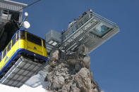 Dachstein Sky Walk, Austria. Photo: Planai-Hochwurzen-Railway-Ltd - Take a cable car up from Türlwandhütte to Hunerkogel station at this 9,000ft mountain and enjoy the spectacular views afforded by Austria’s Dachstein Sky Walk.