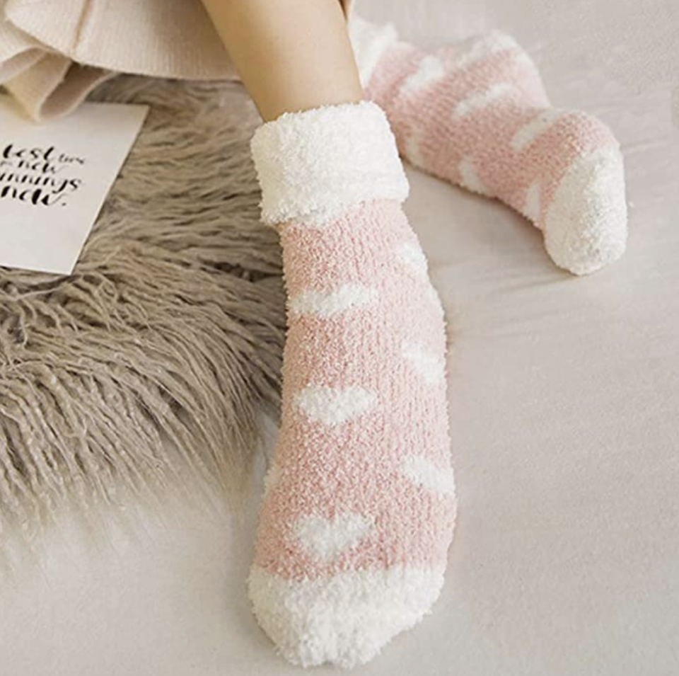 37) Plush Slipper Socks