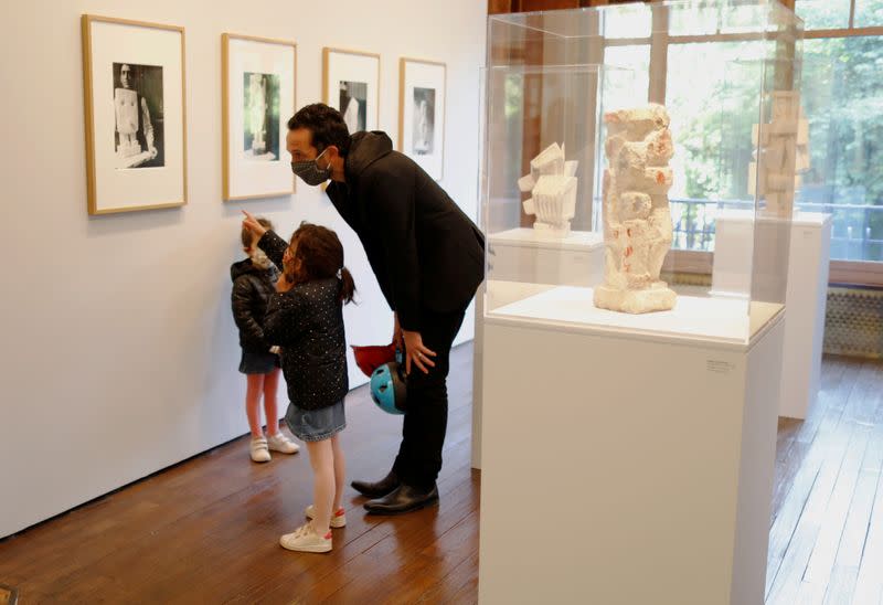 Giacometti's sculptures back in view, as Paris museum reopens after lockdown