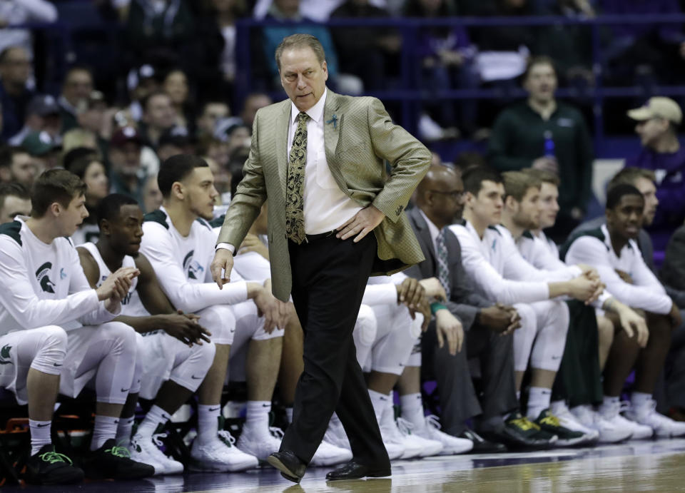 Will Tom Izzo and Michigan State benefit from an earlier conference tournament? (AP)