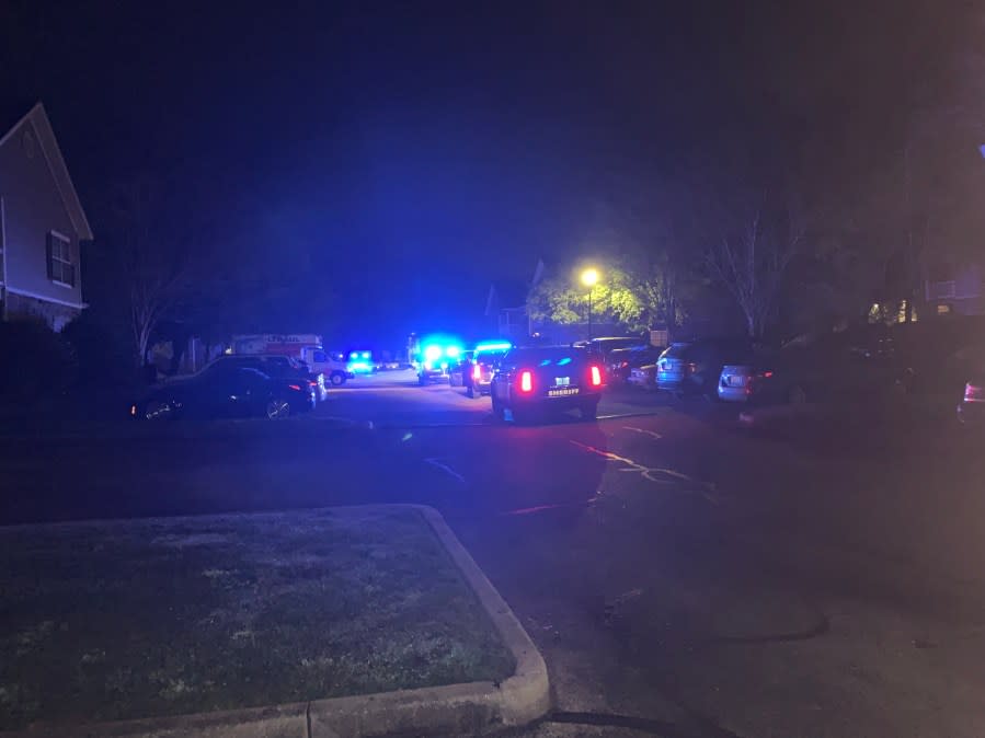 Baldwin County Sheriffs Department investigating a shooting at the Audubon Apartments around 2:45 A.M. Sunday.