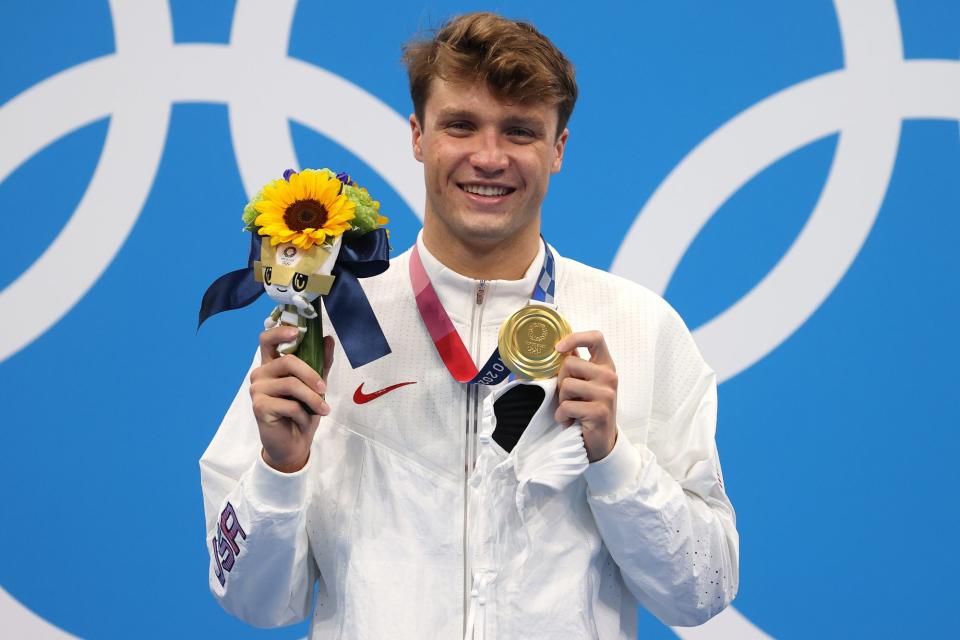 <p>Biography: 21 years old</p> <p>Event: Men's 1500m freestyle (swimming)</p> <p>Quote: "Honestly, it doesn't really seem real. I came in not really expecting to medal. I was just going to try my best to make the finals. So to come out of it with two golds, it means the world to me, especially for my family and teammates." </p>