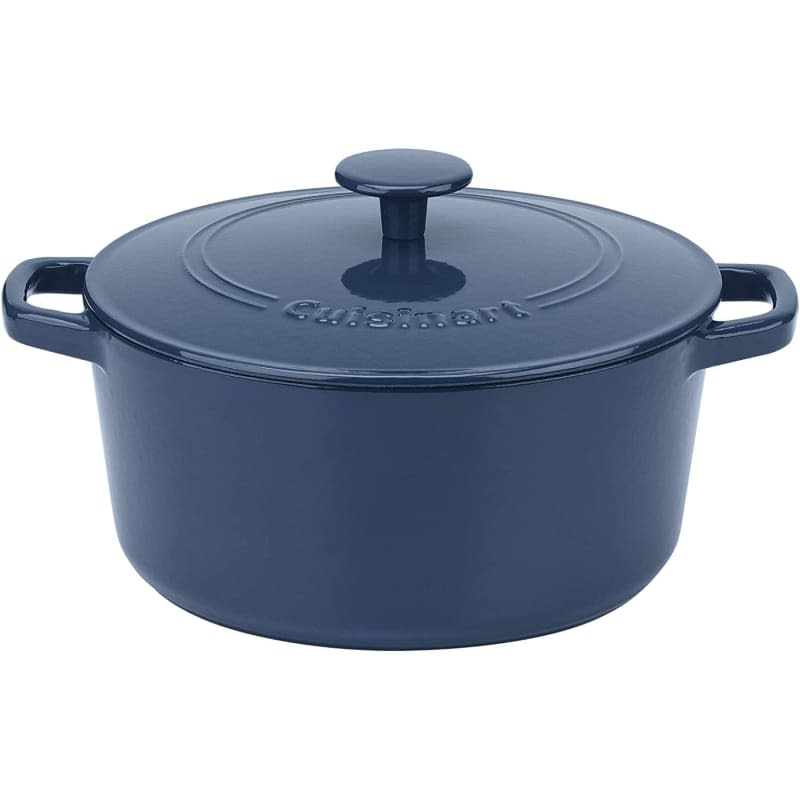 Cuisinart Chef's Classic 5-Quart Blue Enameled Cast Iron Round Casserole