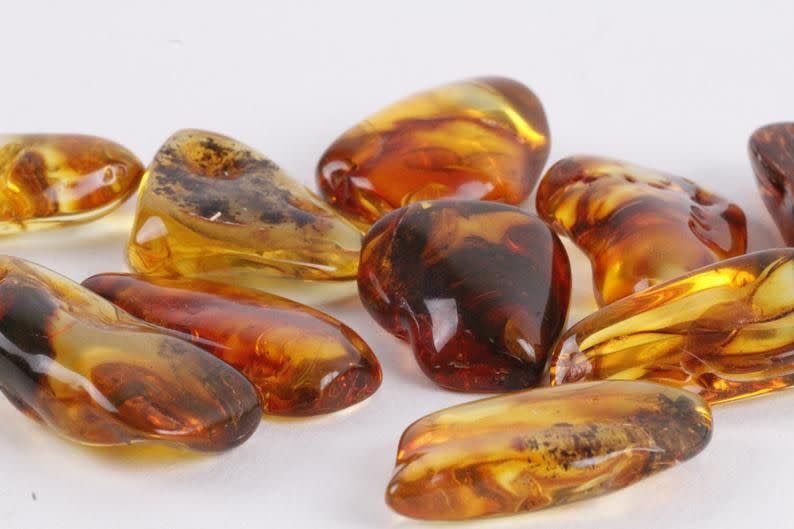 Amber Tumble Stone