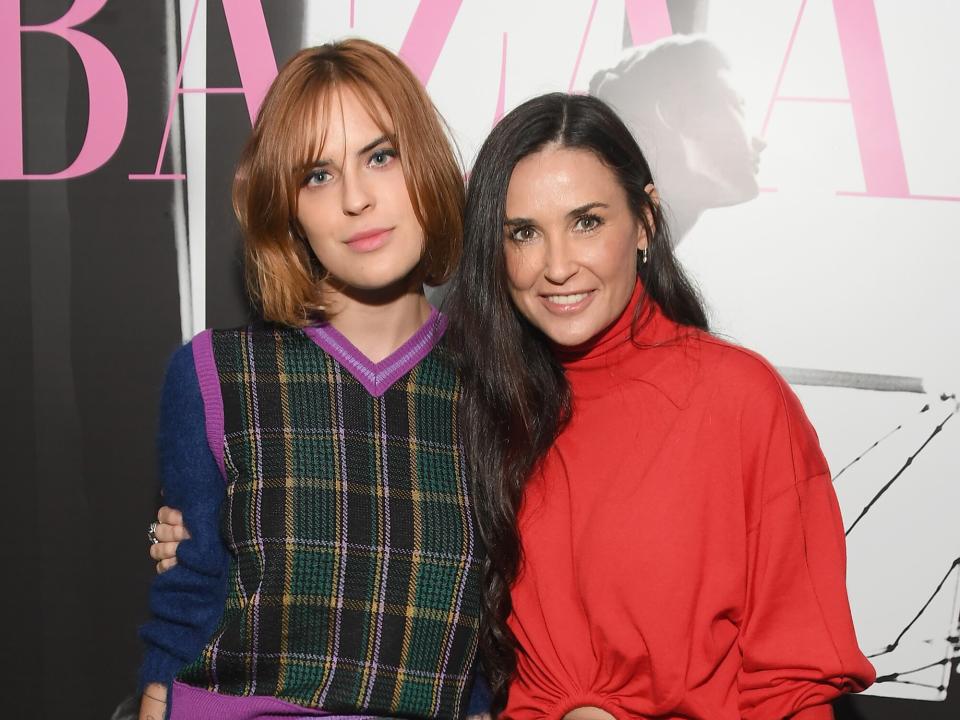 Tallulah Belle Willis (L) and Demi Moore attend Glenda Bailey's Book Launch Celebration at Eric Buterbaugh Los Angeles on June 8, 2017 in Los Angeles, California