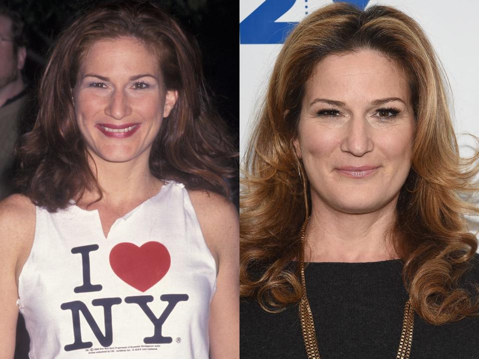 Ana Gasteyer then and now