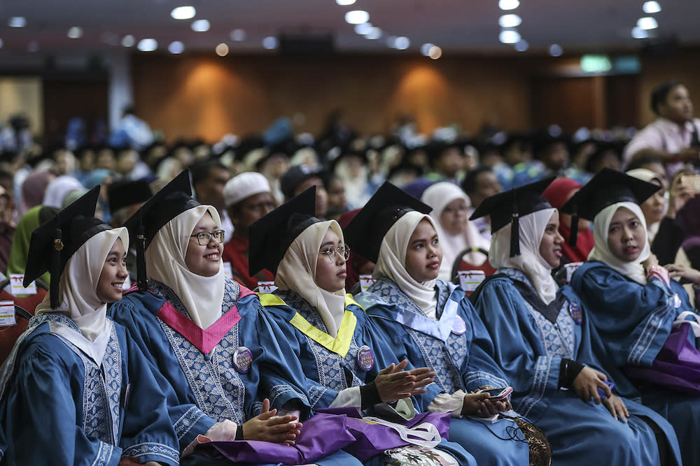 Students can now return to campus once fully vaccinated and have cleared the required waiting period. — Picture by Azneal Ishak