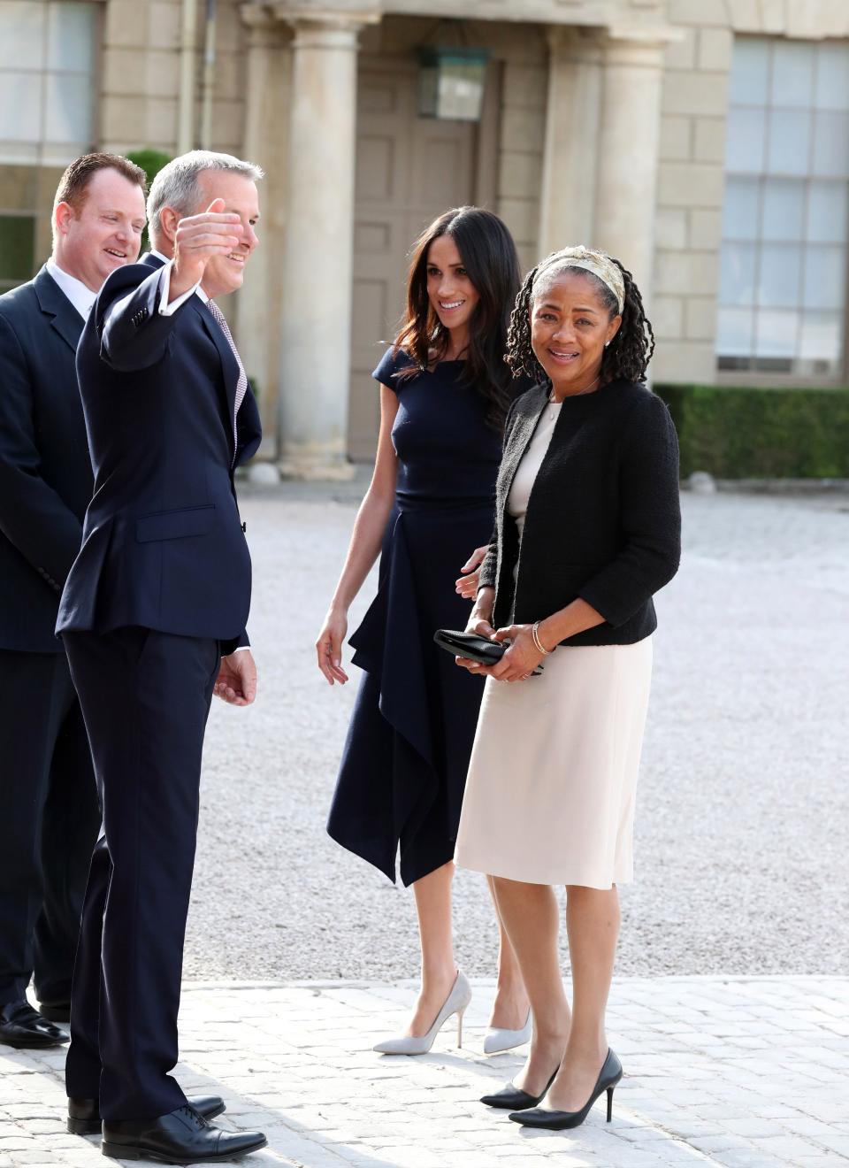 Meghan Markle with her mother Doria Ragland in 2018