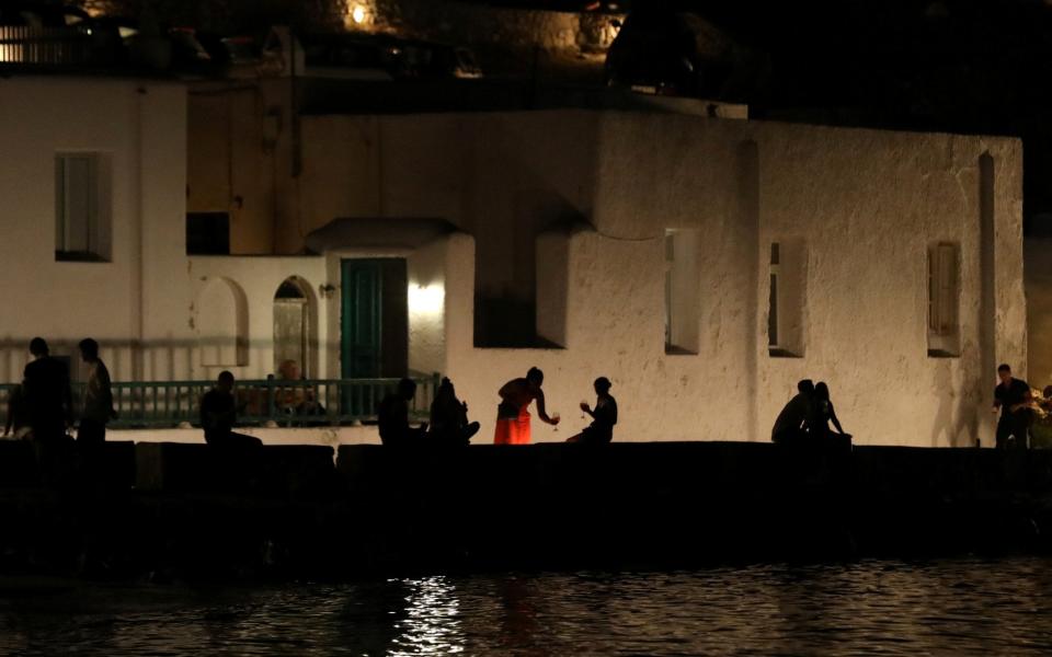 Mykonos was hit with a curfew and music ban in an attempt to slow the growth of Covid cases - Louiza Vradi/Reuters