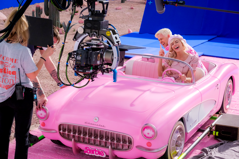 Behind the scenes of "Barbie"